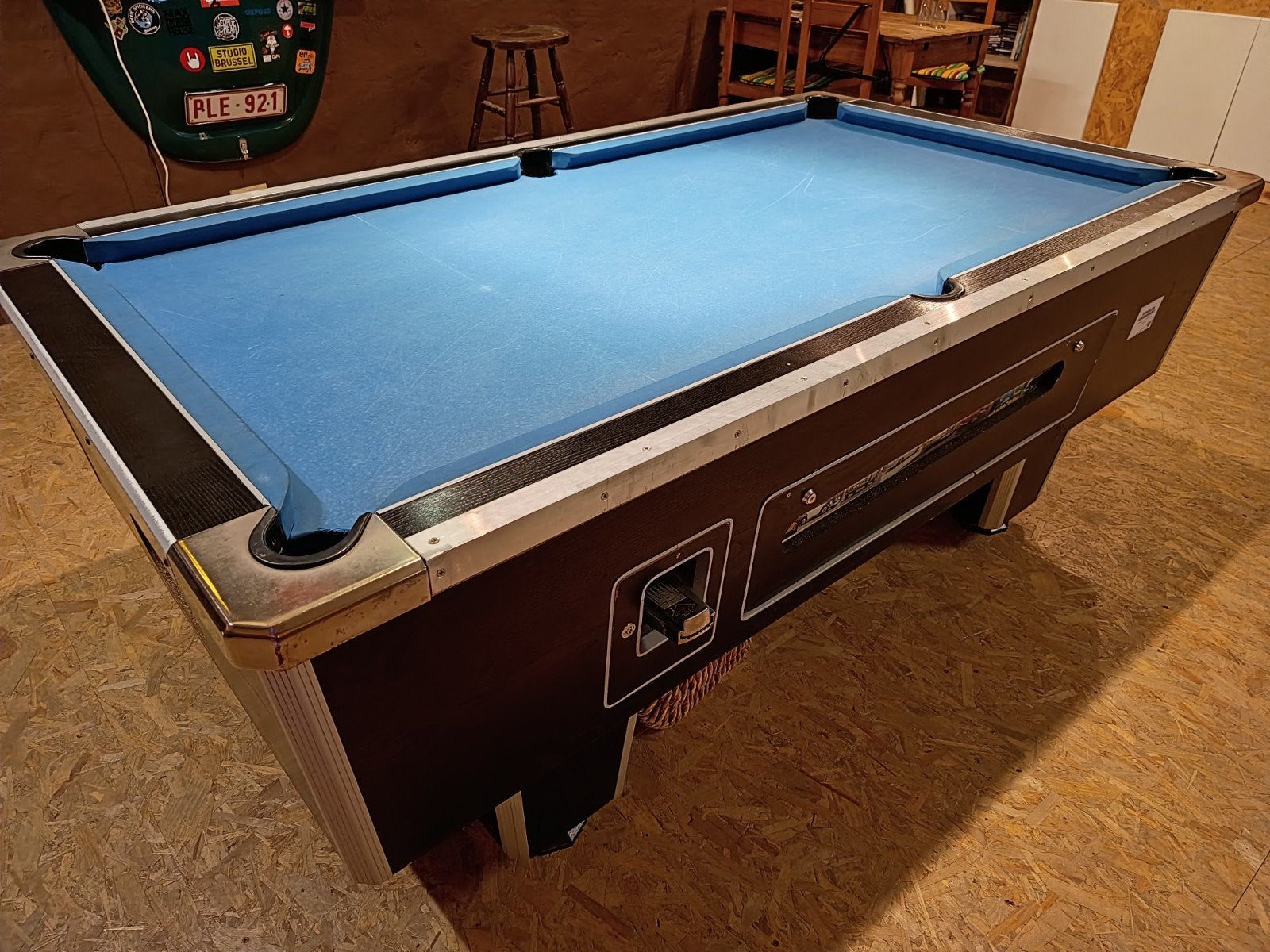 pooltafel 6ft, Sport en Fitness, Ophalen, Gebruikt, Pooltafel