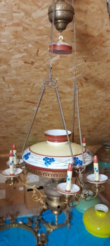 Luster Lampe Belge, Antiek en Kunst, Ophalen