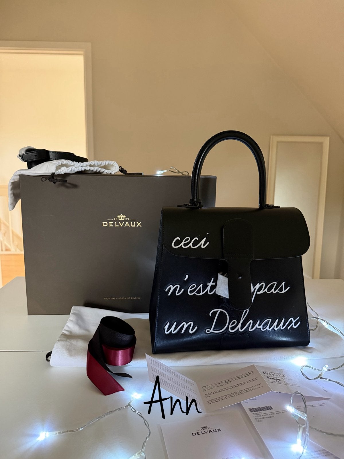 L’Humour   Delvaux, Handtassen en Accessoires, Ophalen, Nieuw, Zwart, Handtas