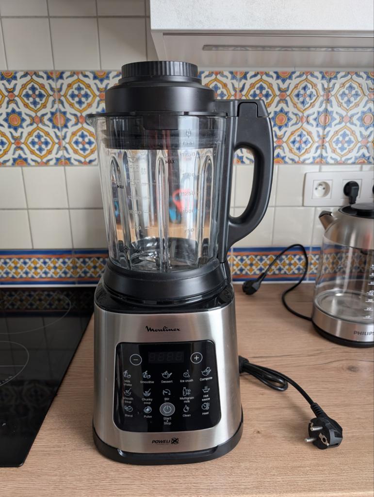 Blender Moulinex (perfect mix), 2 tot 3 liter, Ophalen, Gebruikt, 3 snelheden of meer
