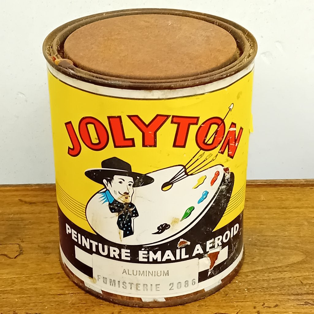 Peinture décorative vintage à l'étain Jolyton, Collections, Boîte en métal, Enlèvement ou Envoi, Comme neuf, Autre