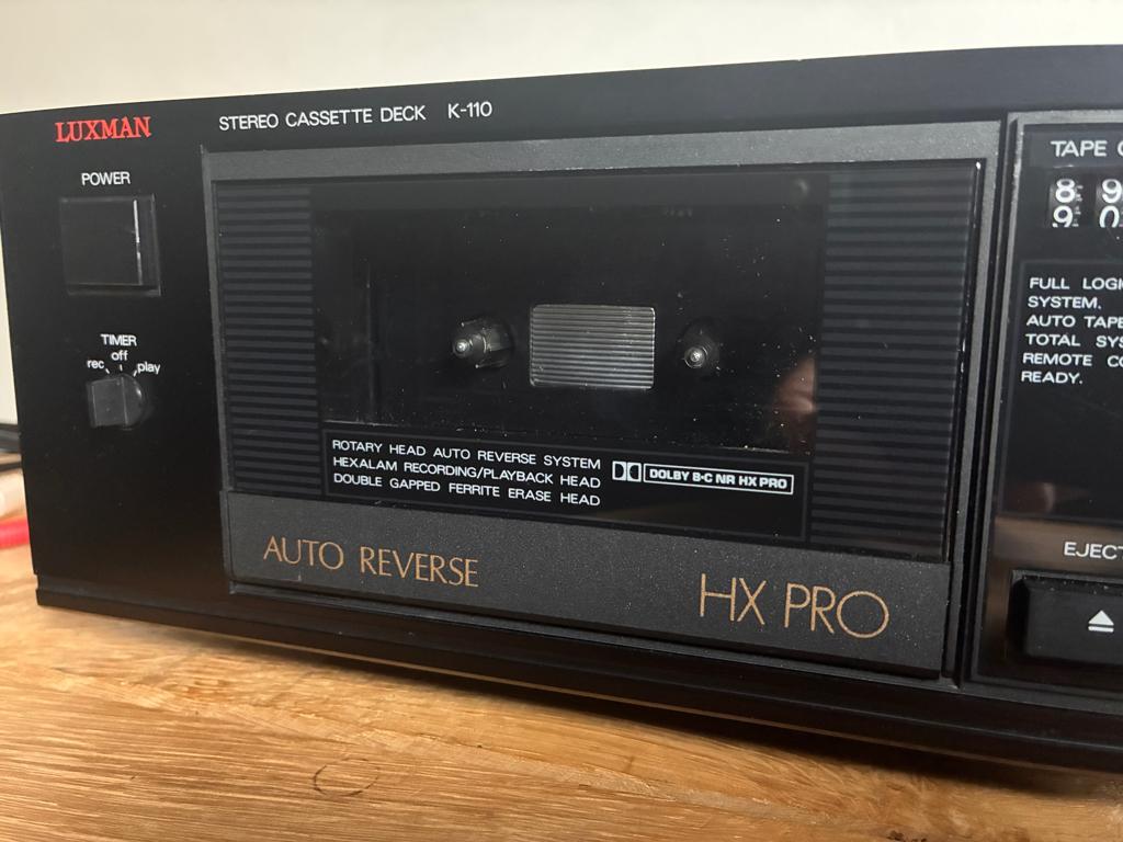 Luxman HX Pro Cassettedeck - K-110, Audio, Tv en Foto, Cassettedecks, Enkel, Overige merken, Auto-reverse, Tape counter, Ophalen of Verzenden