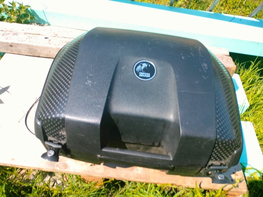 Topkoffer 55L Hepco&Becker Junior TC-55 te Lokeren, Motoren, Ophalen, Gebruikt