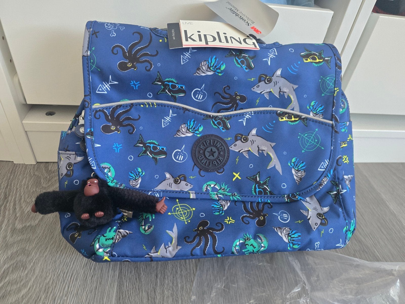 cartable Kipling CODIE S neuf, Enlèvement, Neuf, Bleu, Porte-documents ou Cartable