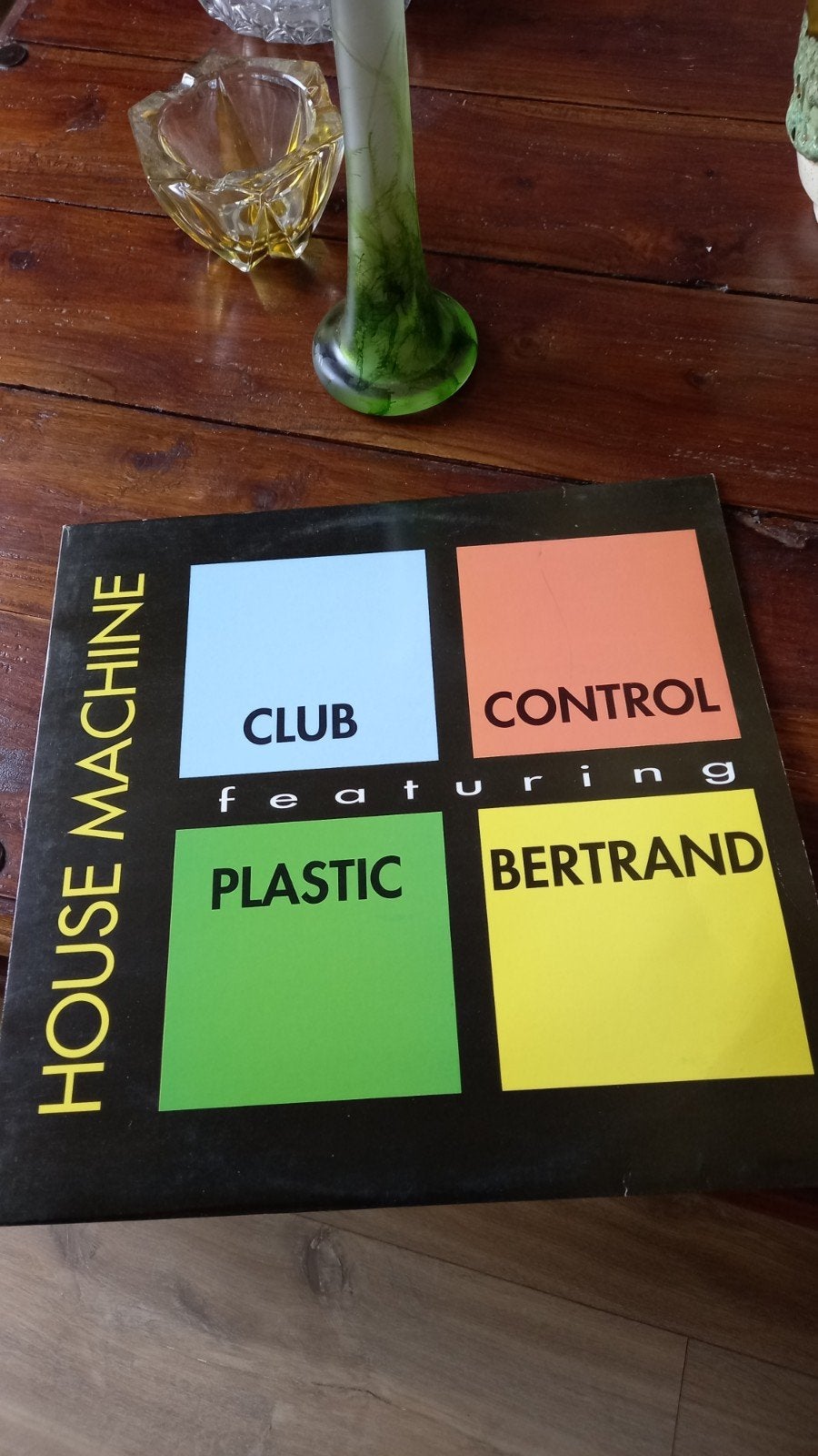 vinyl (maxi 45t) plastic Bertrand & club control "house mach, Enlèvement, Comme neuf