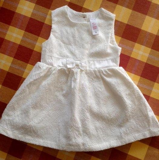 Nouvelle Robe de cérémonie  bébé fille 12 mois/80 cm, Neuf, Robe ou Jupe, Enlèvement ou Envoi, Baby club