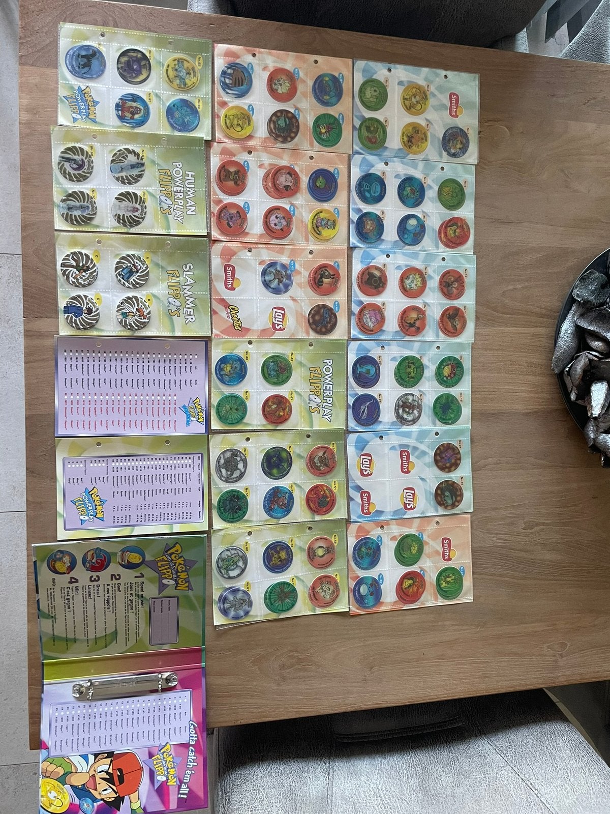 Grote verzameling Pokémon Flippo's en map, Enlèvement, Collection