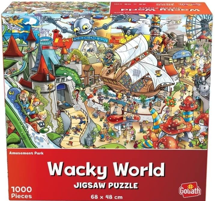 puzzle amusement park 1000 pièces, Enlèvement ou Envoi, 500 à 1500 pièces, Comme neuf, Puzzle