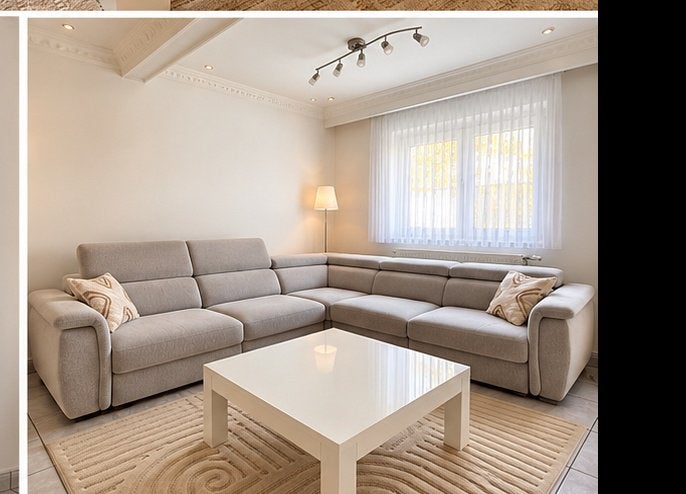L zetel, Huis en Inrichting, Ophalen, Zo goed als nieuw