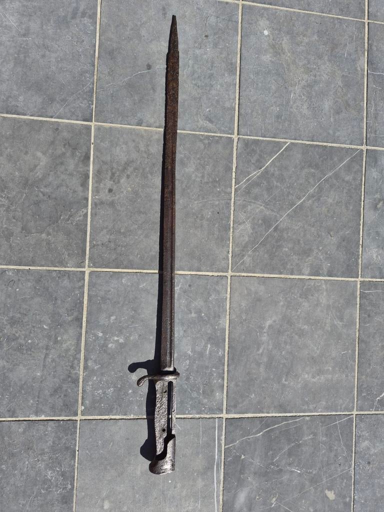 Wo1 Duitse S98 bajonet bodemvondst, Verzamelen, Militaria | Algemeen, Ophalen