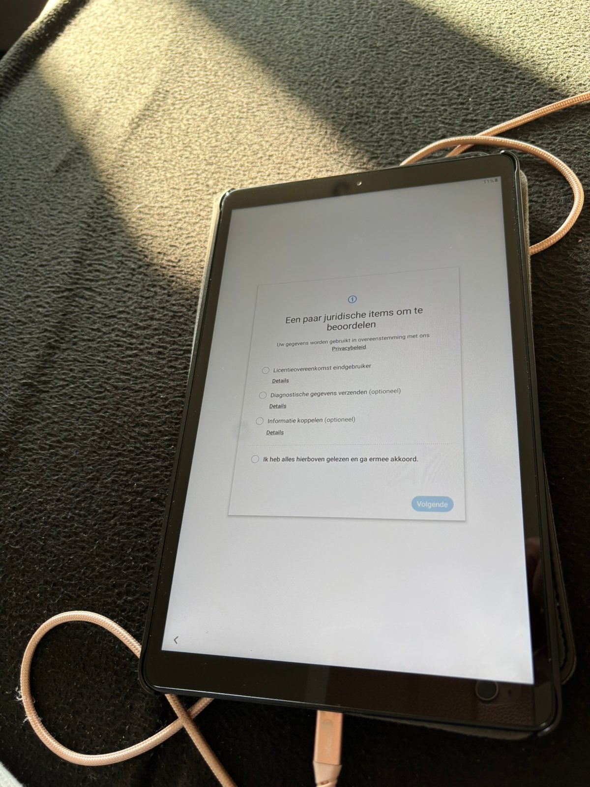 Samsung galaxy tab A, Enlèvement, Comme neuf