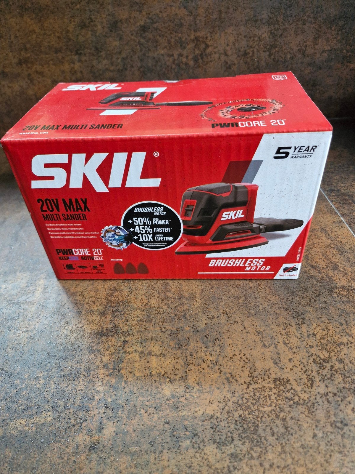 SKIL 20V MAX schuurmachine + accu en lader – nieuw ongeopend, Ophalen, Nieuw
