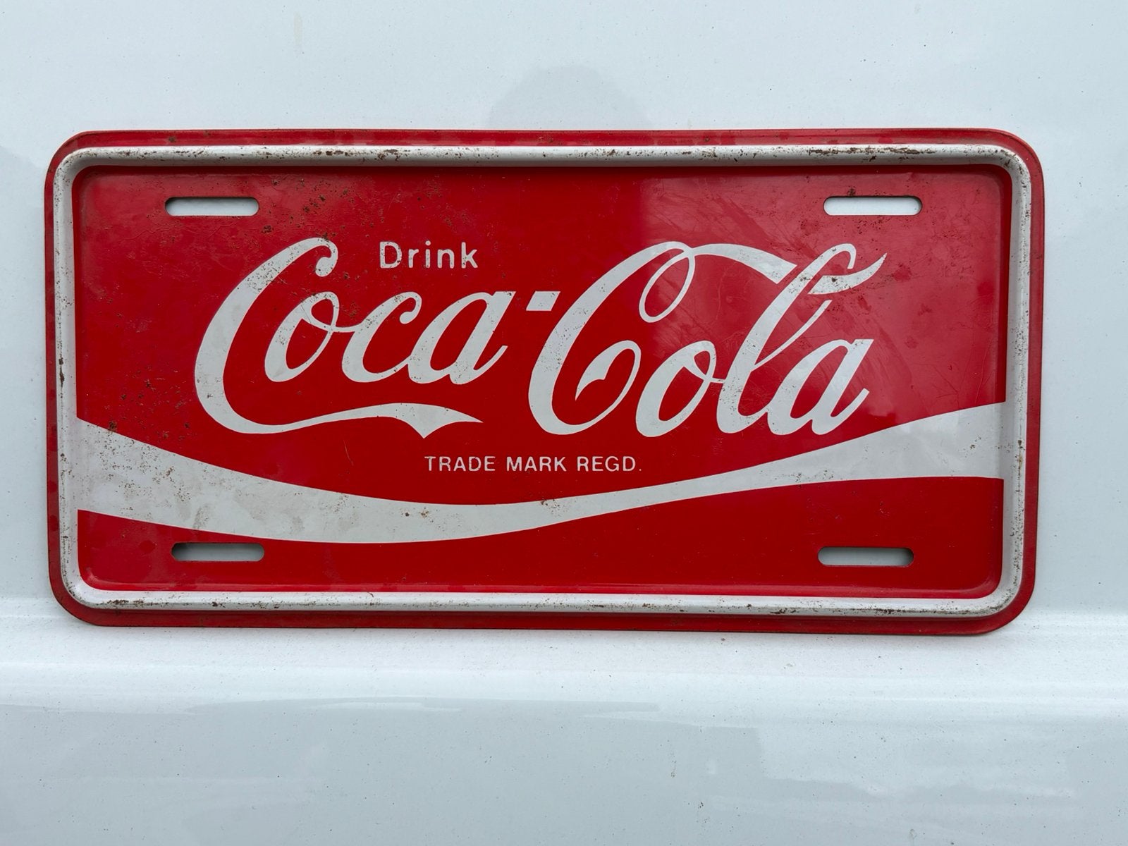 Ancien panneau d'affichage Coca Cola, Collections, Enlèvement ou Envoi, Comme neuf, Panneau publicitaire