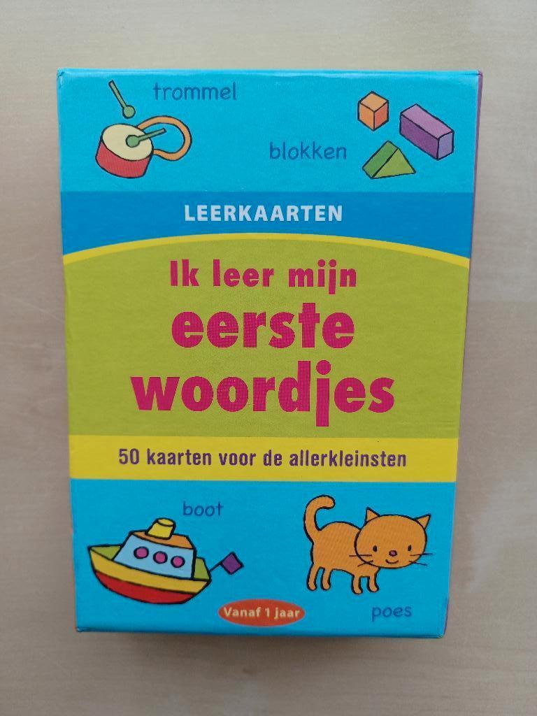 Leerkaarten / Mijn eerste woordjes, Kinderen en Baby's, Speelgoed | Educatief en Creatief, Zo goed als nieuw, Taal en Lezen, Ontdekken
