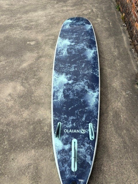Softtop 9.0 longboard, Watersport en Boten, Golfsurfen, Ophalen, Gebruikt, Longboard, Met koord