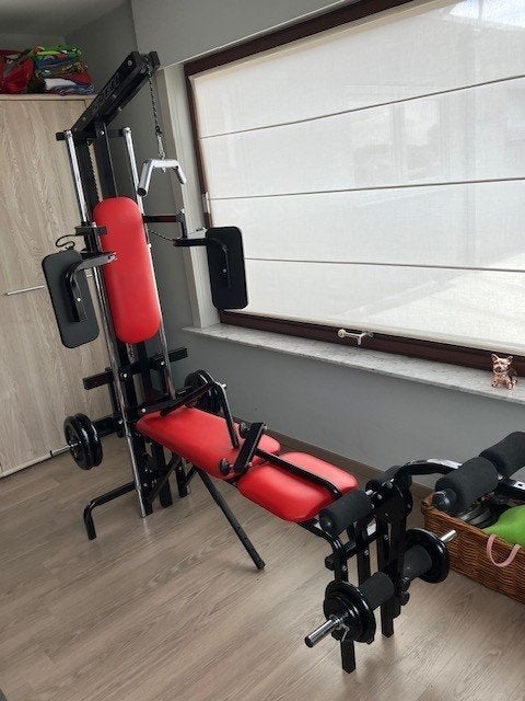 fitnesstoestel, Sport en Fitness, Fitnessapparatuur, Ophalen, Benen, Gebruikt, Krachtstation