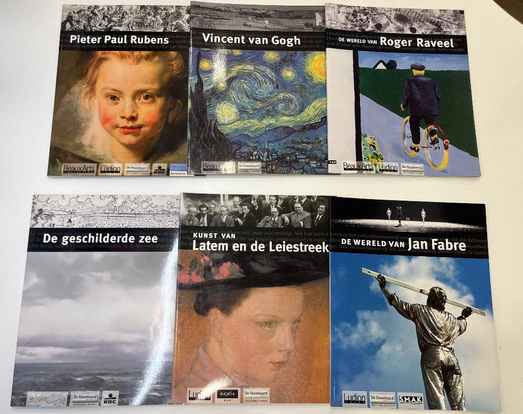 Lot Ludion Beaux Arts kunstboeken+originele tentoonstellings, Beeldhouwkunst, Nieuw, Diverse auteurs, Ophalen of Verzenden