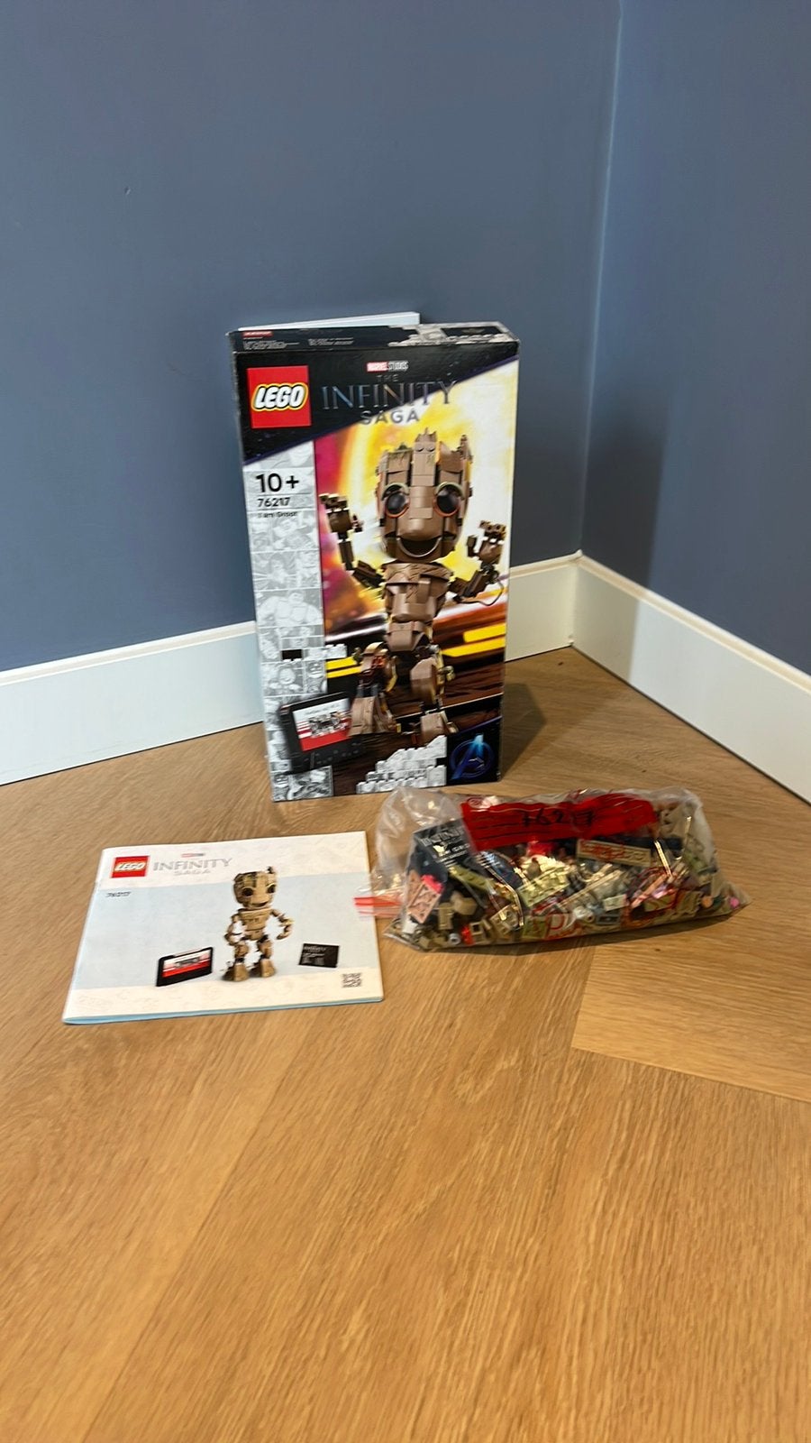 Lego Marvel 76217 I am Groot, Marvel, Lego, Ensemble complet, Comme neuf