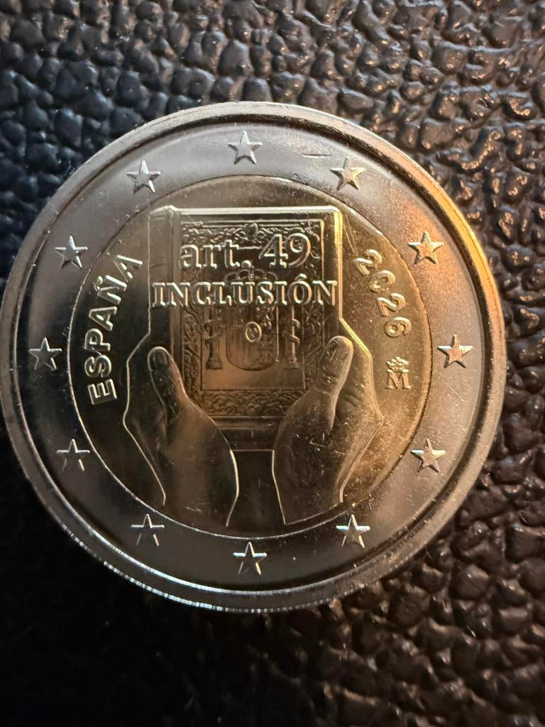 2 euro spanje 2026 spaanse grondwet, Ophalen of Verzenden, Spanje, 2 euro