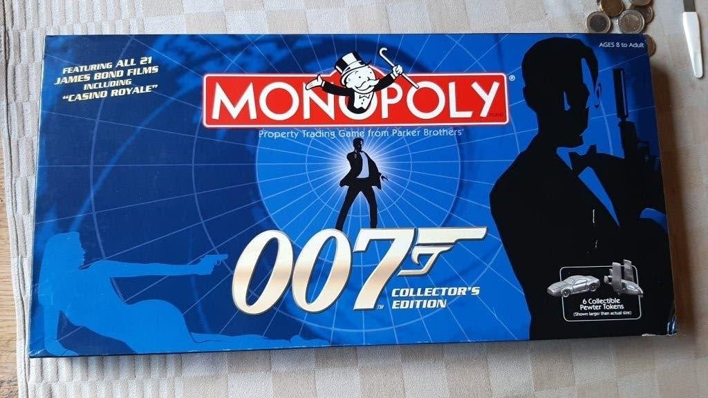 bordspel nieuw Monopoly James Bond 007 blauwe doos, Hobby en Vrije tijd, Gezelschapsspellen | Bordspellen, Een of twee spelers