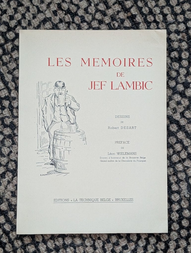 Les Mémoires de Jef Lambic - Robert Desart - Bier / Geuze, Diverse auteurs, Utilisé, 20e siècle ou après, Envoi