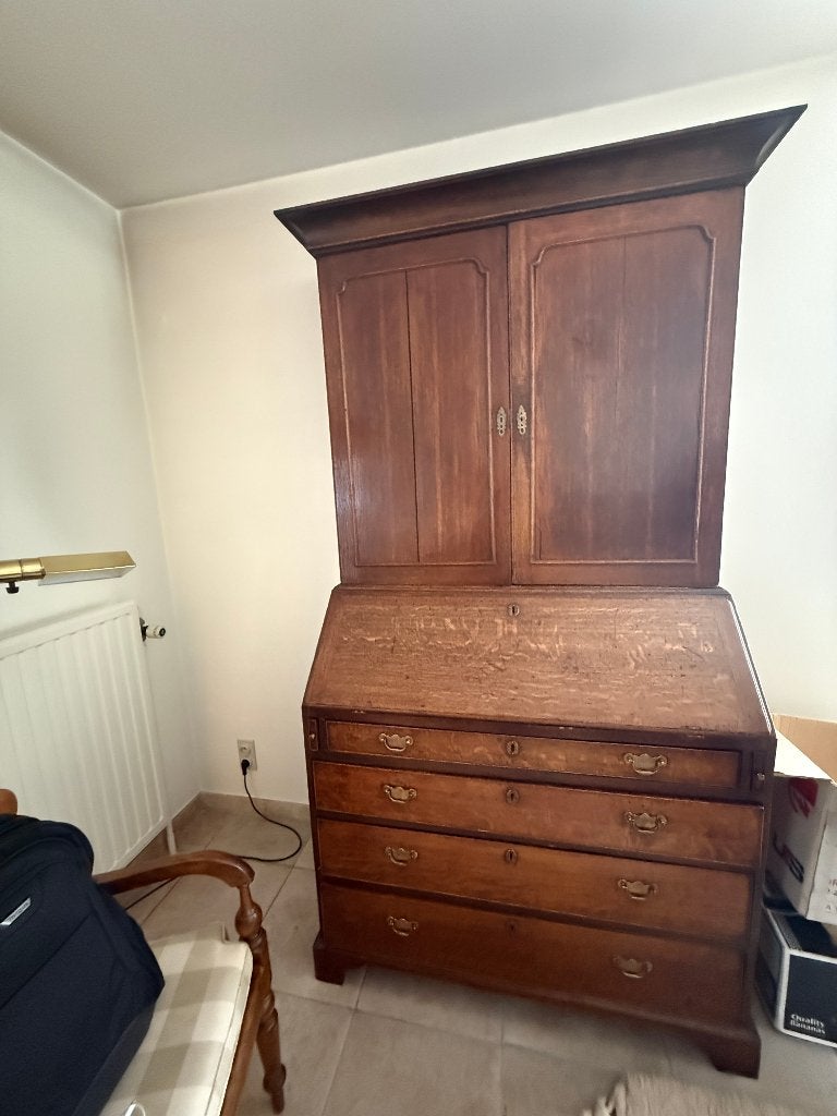 armoire - secrétaire avec plateau ancien, Maison & Meubles, Enlèvement, Comme neuf, Antiek