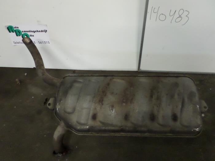 Uitlaat Einddemper van een Renault Laguna (Laguna 01-), Gebruikt, -, Renault, -