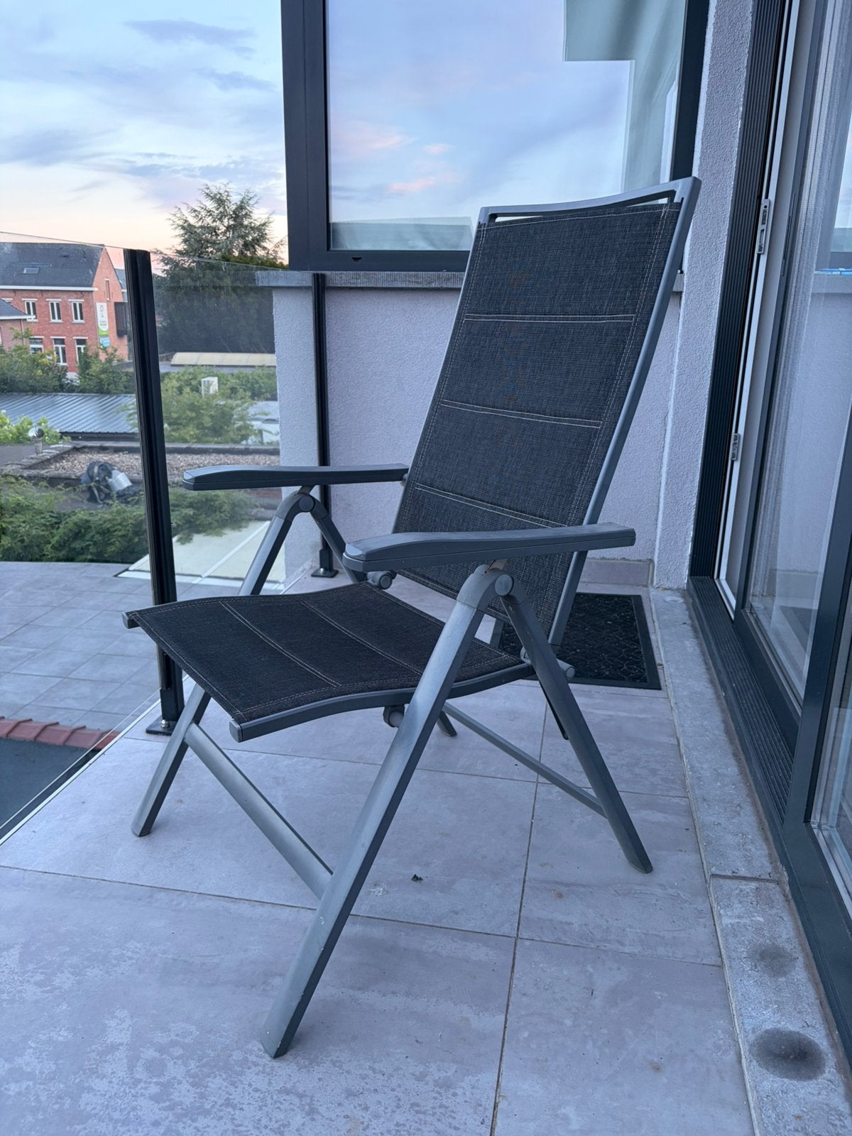 Tuin stoelen (2 stuks), Ophalen, Gebruikt, Aluminium, Verstelbaar