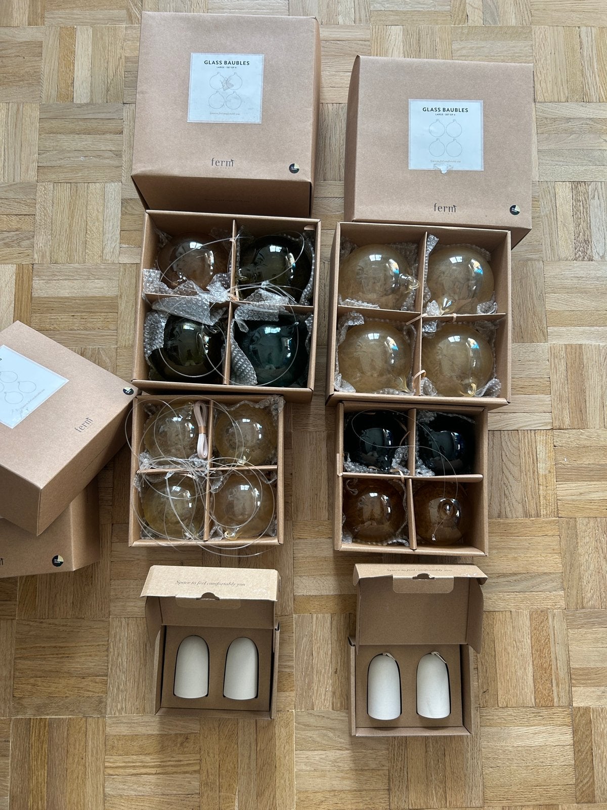 Grote collectie kerstversiering van Ferm Living, Ophalen, Nieuw