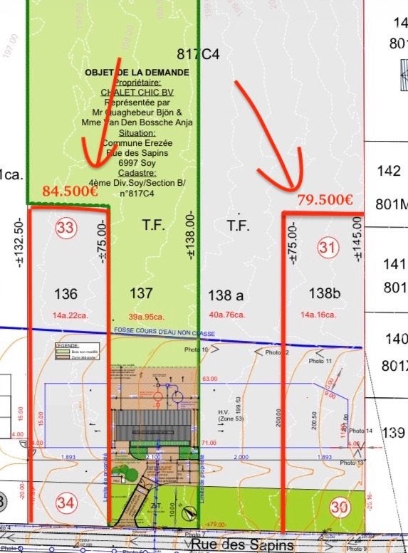 Bouwgrond regio Durbuy te koop (2de verblijf of verhuur), Immo, BIJ DURBUY, Verkoop zonder makelaar, 1000 tot 1500 m²