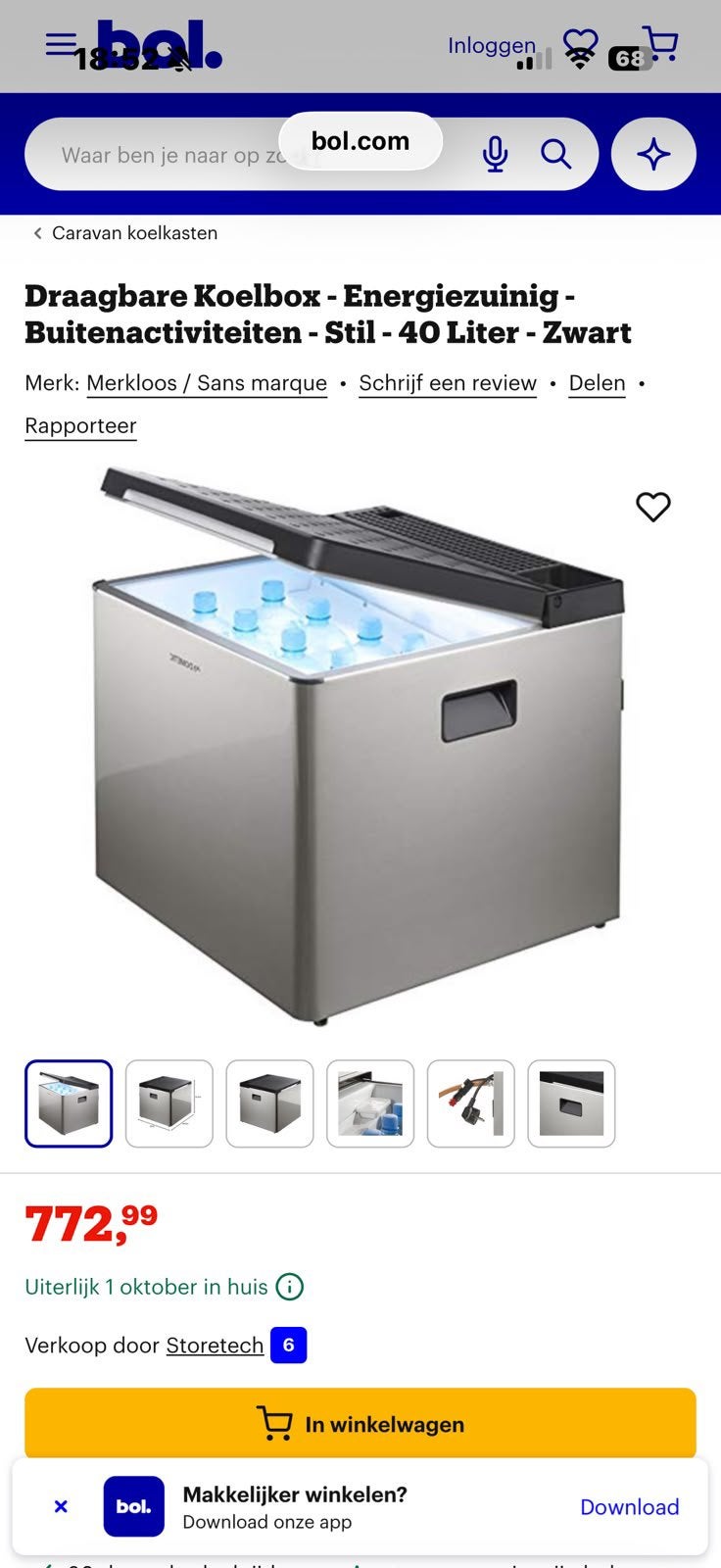 Elektrische koelbox, Ophalen, Nieuw, Koelbox