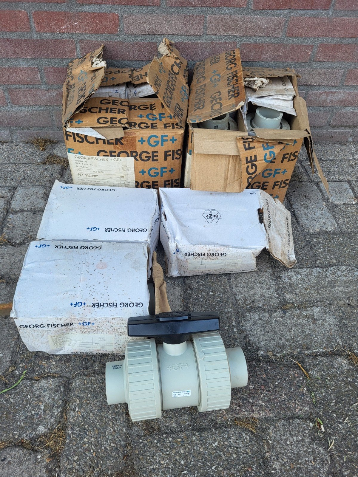 Kogelkraan Georg fischer
Type 346, Doe-het-zelf en Bouw, Ophalen of Verzenden