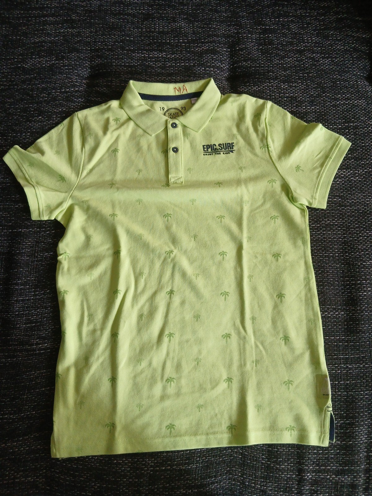 Lichtgroene polo, maat 158/164., Kinderen en Baby's, Kinderkleding | Maat 158, Ophalen, Zo goed als nieuw, Shirt of Longsleeve