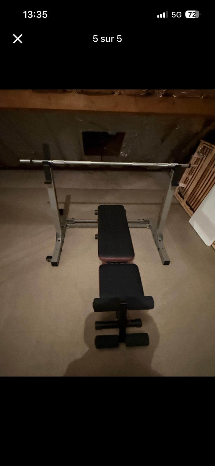 Banc de musculation, Enlèvement, Comme neuf