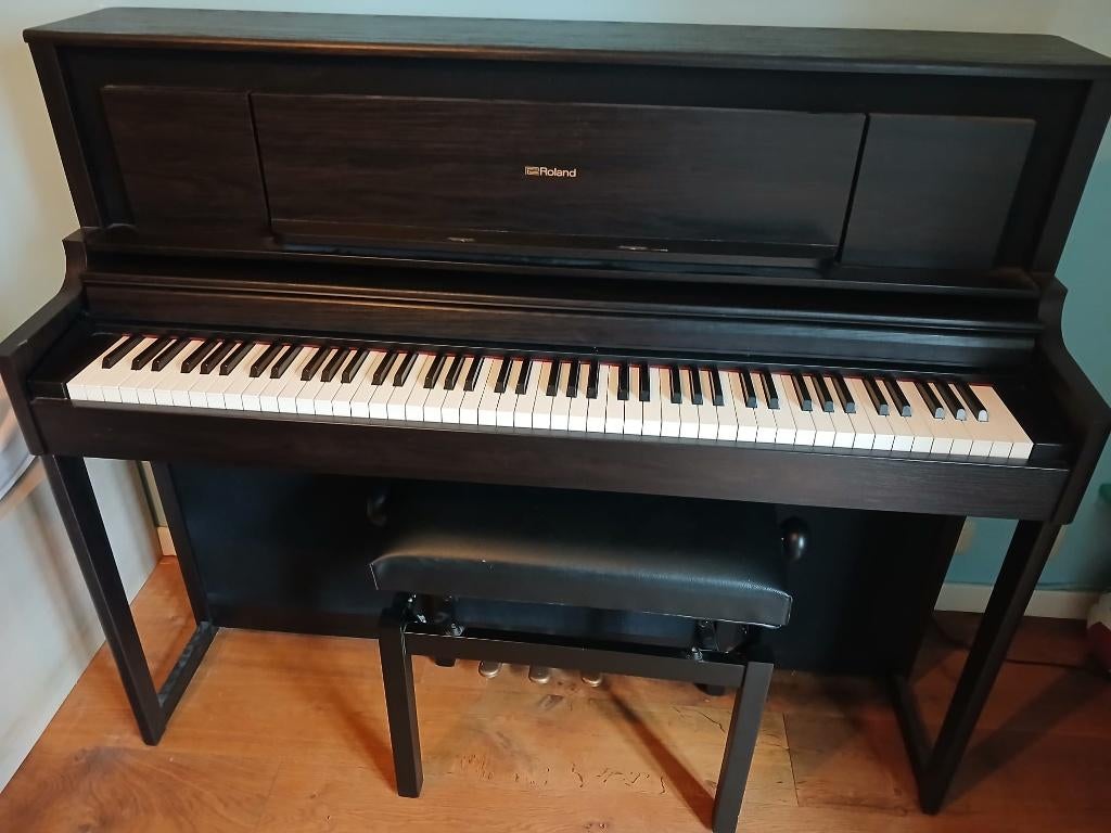 Roland LX-706-DR Rosewood bruin - nog 6 jaar in garantie, Muziek en Instrumenten, Piano's, Zo goed als nieuw, Piano, Bruin, Digitaal