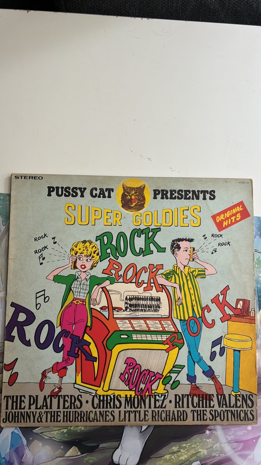 Super Goldies - Rock Rock Rock LP (Diverse Artiesten), Cd's en Dvd's, Cd's | Kinderen en Jeugd, Ophalen of Verzenden, Zo goed als nieuw