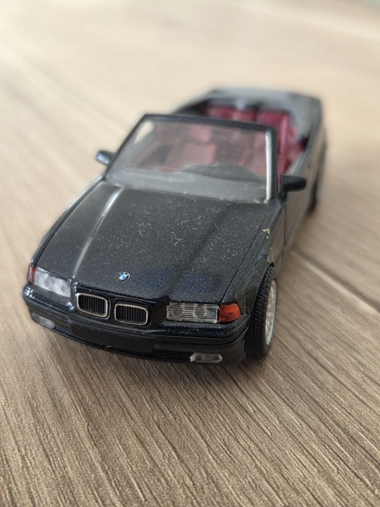 Miniatuur BMW 3 Cabriolet, Ophalen of Verzenden, Gebruikt