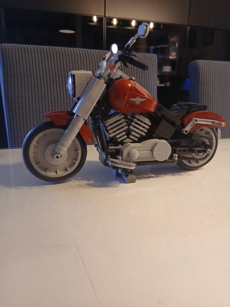 Lego creator 10269 Harley Davidson FatBoy, Ophalen of Verzenden, Compleet, Lego, Creator