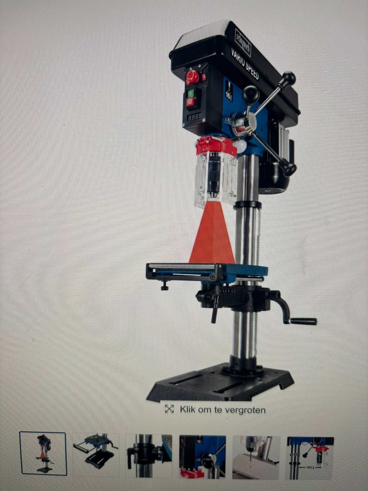 Perceuse sur table Scheppach DP18Vario, Enlèvement, Neuf, Perceuse, Vitesse variable