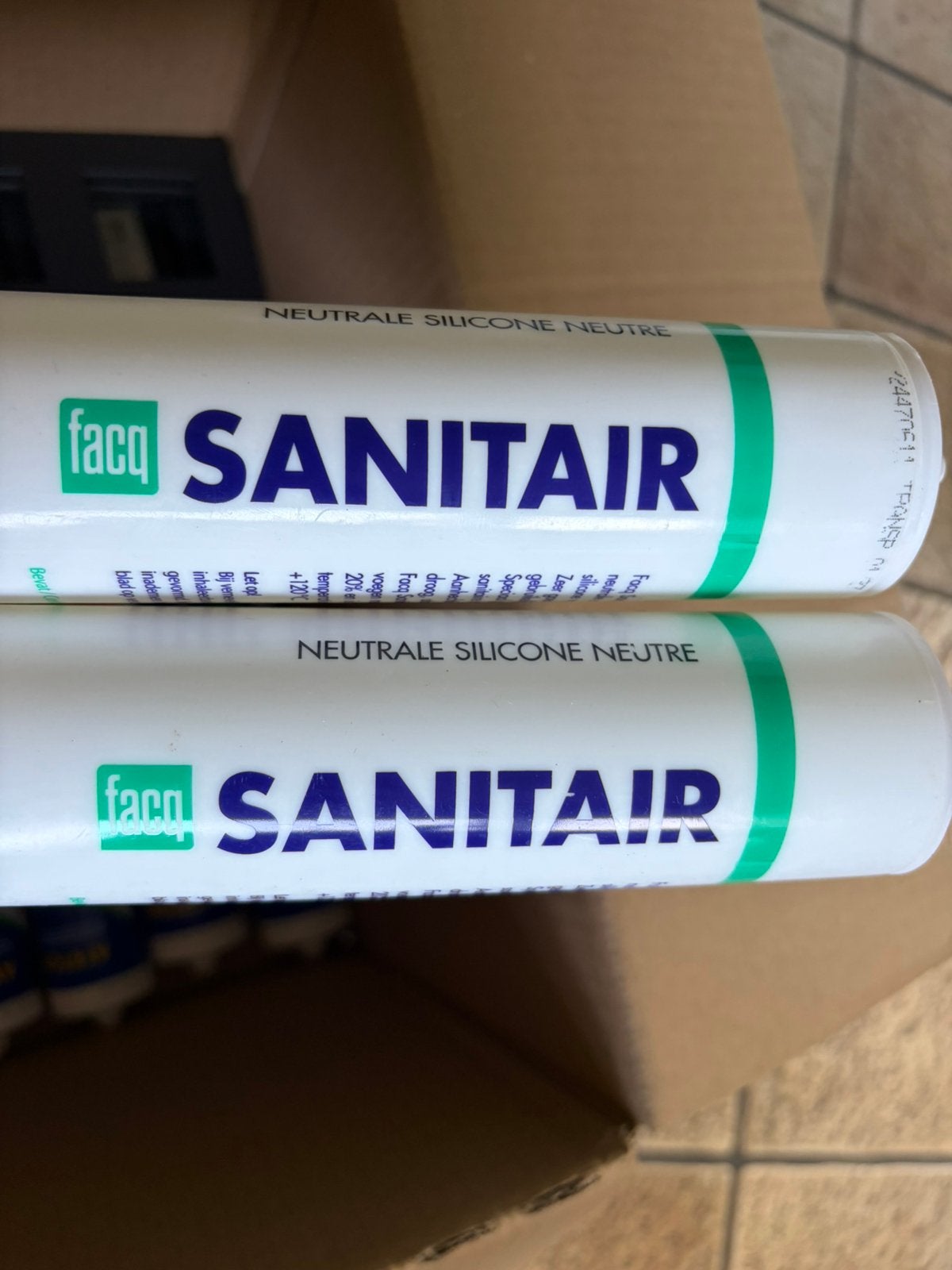 Silicone Facq Sanitair (2 tube), Enlèvement, Neuf