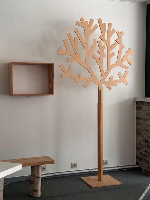 decoratieve houten boom, Ophalen, Zo goed als nieuw