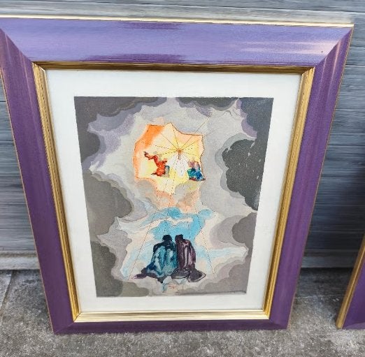 Lithographie signe Salvador Dali, Ophalen of Verzenden, Lithografie