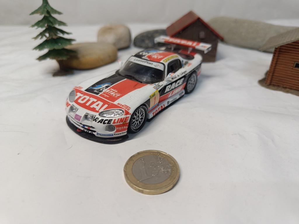 Chrysler Viper GTS 1/43 – Total Race Line Le Mans, Enlèvement ou Envoi