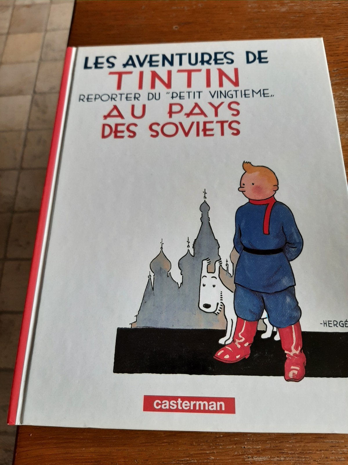 TinTin stripboek met harde kaft., Ophalen