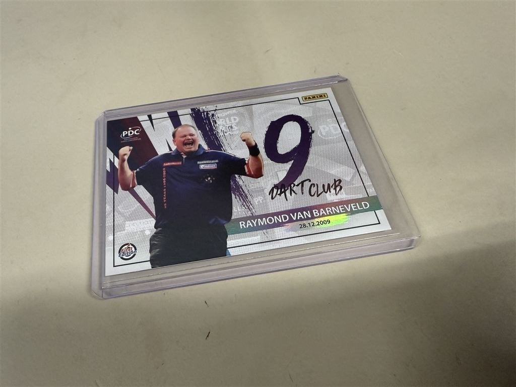 Panini Raymond van Barneveld 28-12-2009 kaart, Hobby & Loisirs créatifs, Jeux de cartes à collectionner | Autre, Neuf, Enlèvement ou Envoi