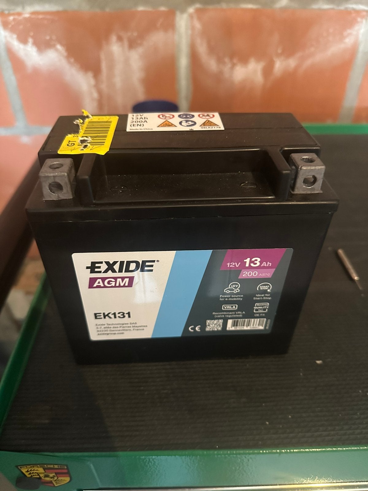 Startbatterij 12V 13Ah 200A, Ophalen, Nieuw