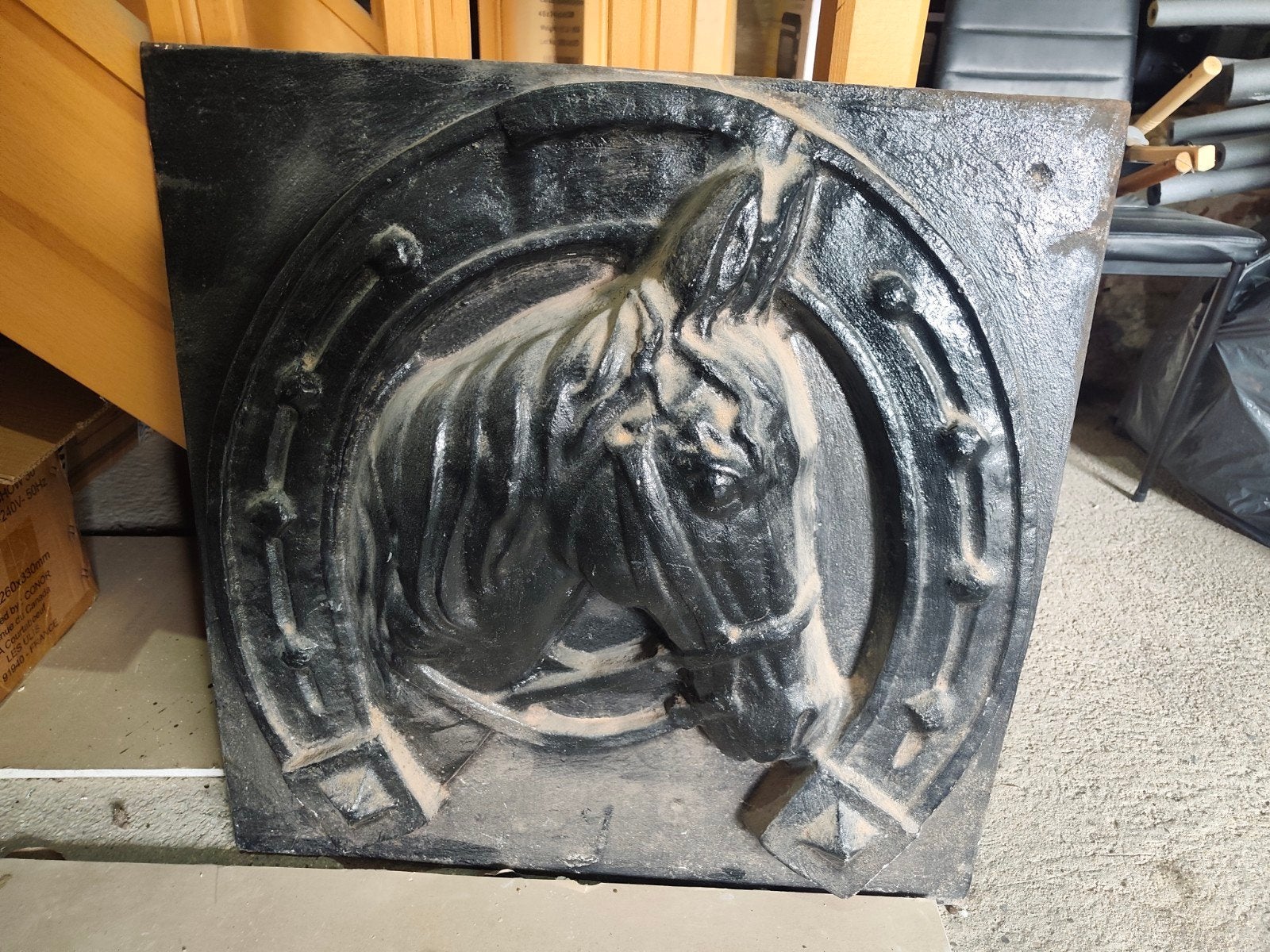 Plaque décorative cheval