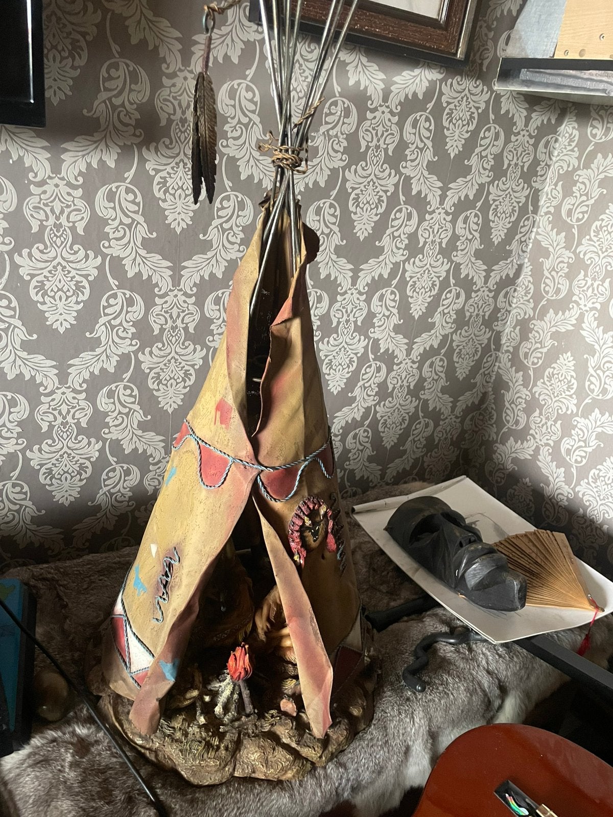 Tipi, Huis en Inrichting, Woonaccessoires | Droogbloemen, Ophalen, Zo goed als nieuw