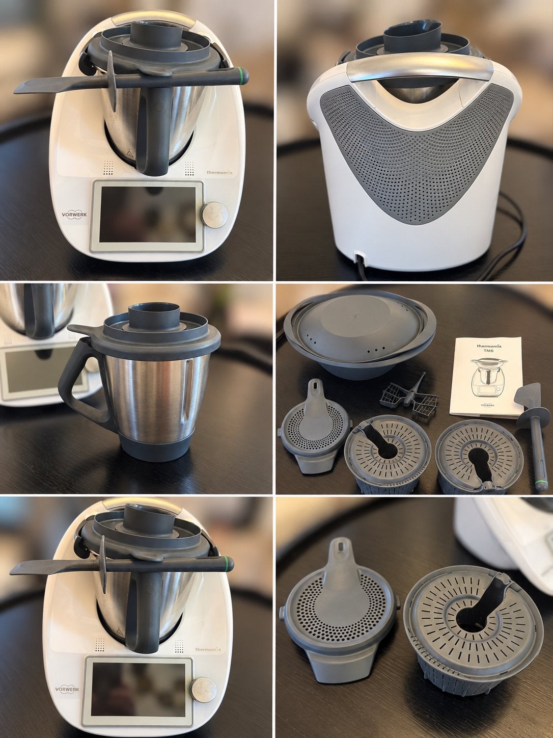 Thermomix TM6 + 2 bols + nombreux accessoires, Electroménager, Enlèvement, Utilisé