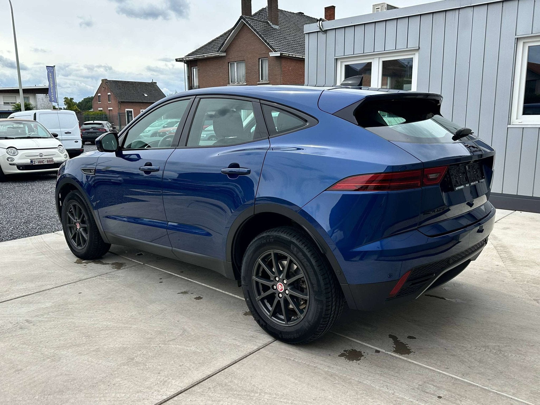 Jaguar E-Pace E-Pace 1.5 T MHEV MILD HYBRIDE P160 "AUTOMAAT", Auto's, Jaguar, Automaat, Stof, Blauw, https://public.car-pass.be/vhr/7c67871e-ee1b-4273-aa43-caaa13032252